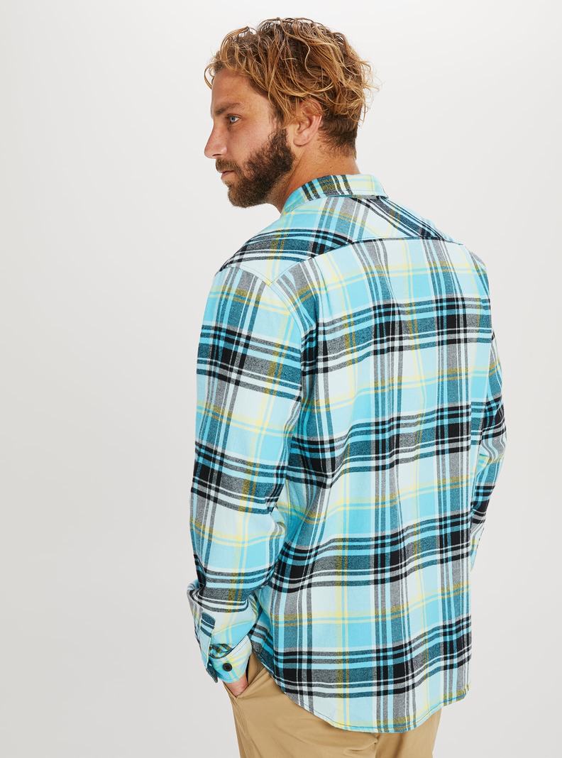 Black Burton Brighton Flannel Men's Shirts | LVDMAZ276