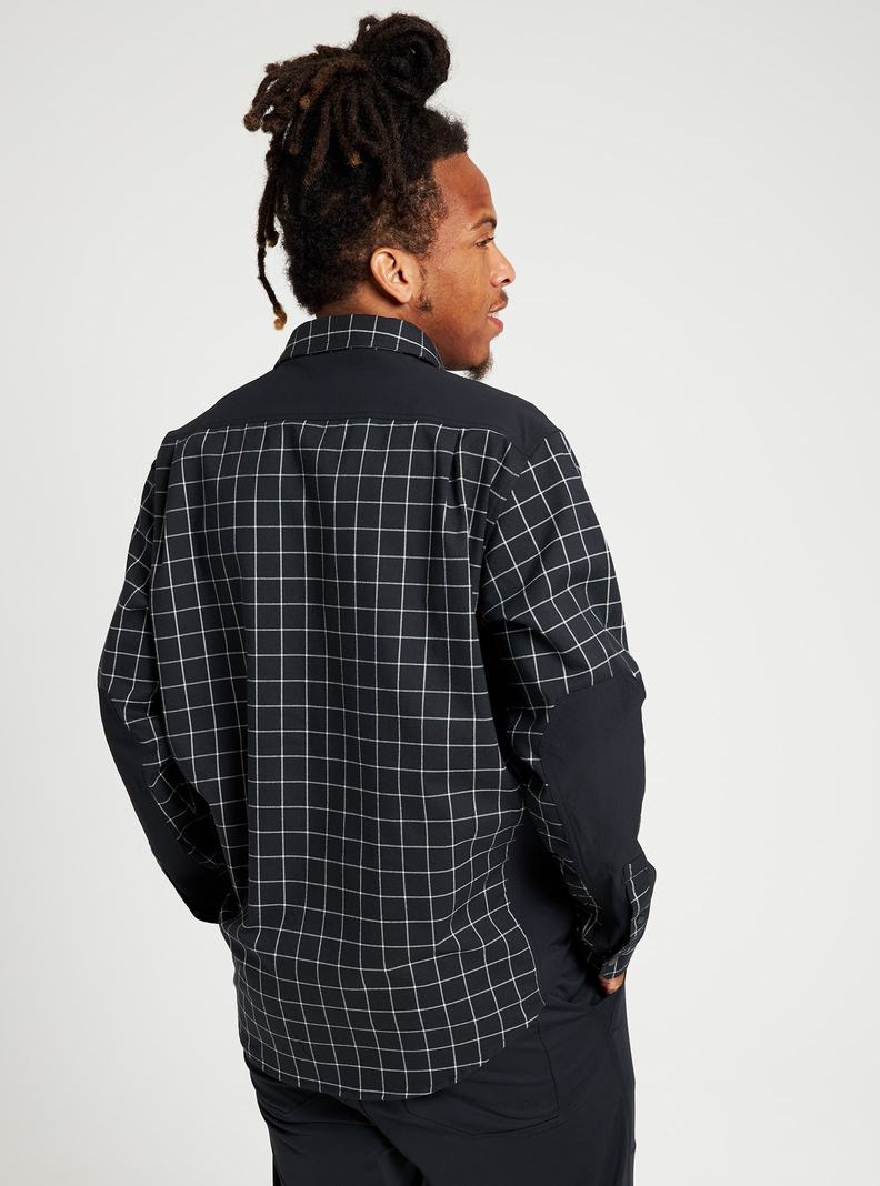 Black Burton Brighton Performance Flannel Men's Shirts | KNACWR845