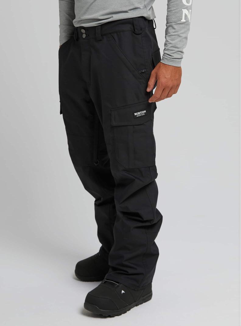 Black Burton Cargo 2L (Regular Fit) Men's Ski Pants | IELOMH642