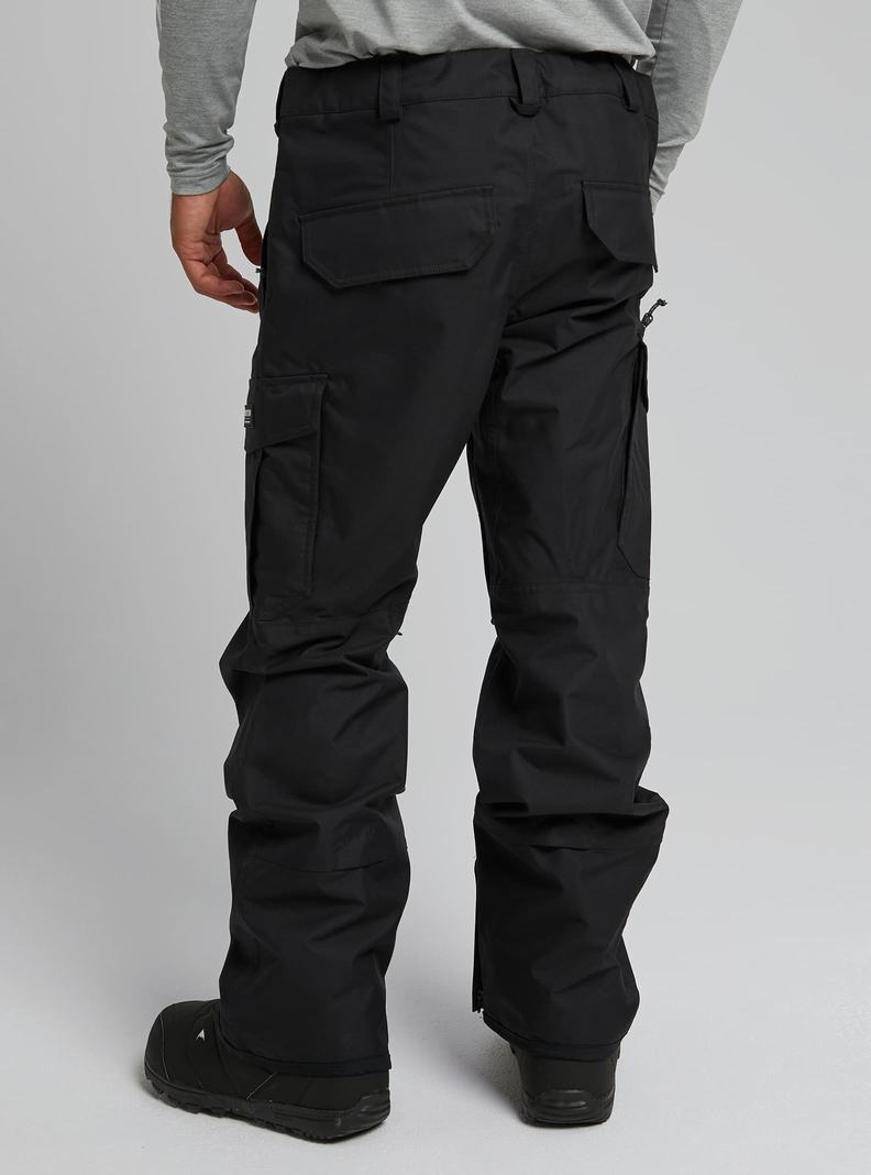 Black Burton Cargo 2L (Regular Fit) Men's Ski Pants | IELOMH642