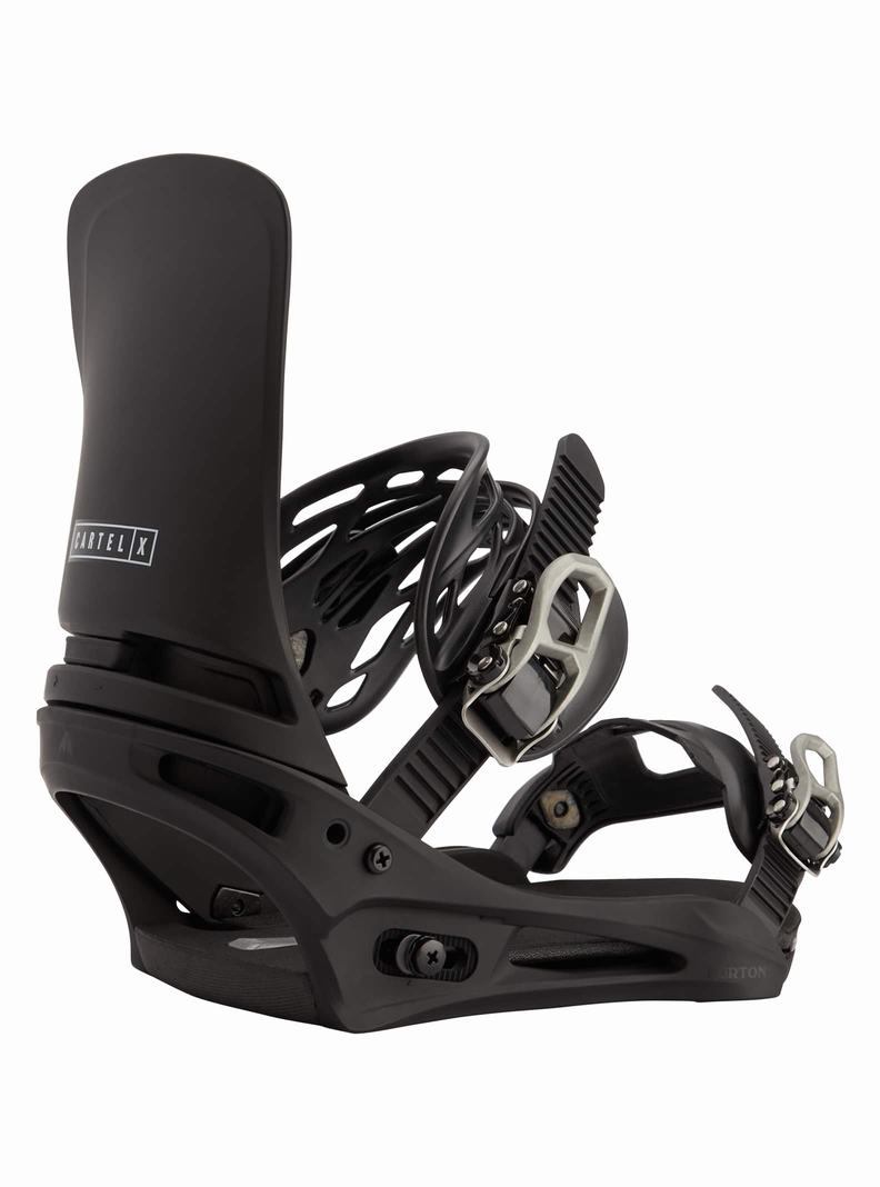 Black Burton Cartel X Re:Flex Men\'s Snowboard Bindings | UDNWRQ549