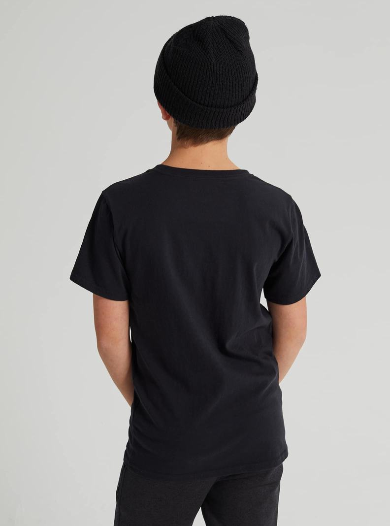 Black Burton Classic Mountain High Short Sleeve Kids' T-Shirts | ZCRJQD908