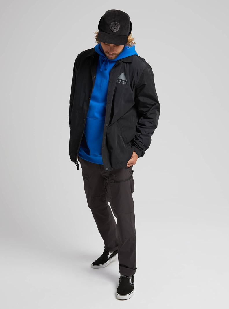 Black Burton Coaches Men's Ski Jackets | SPHMYC810