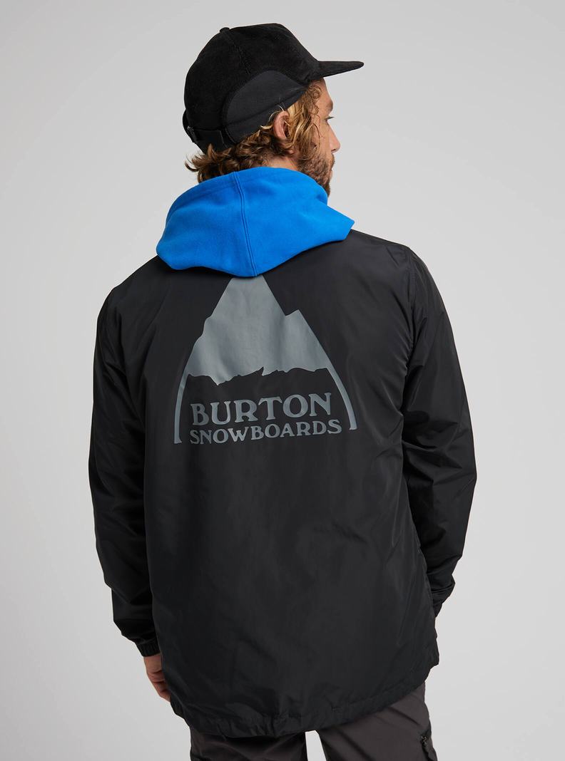 Black Burton Coaches Men's Ski Jackets | SPHMYC810