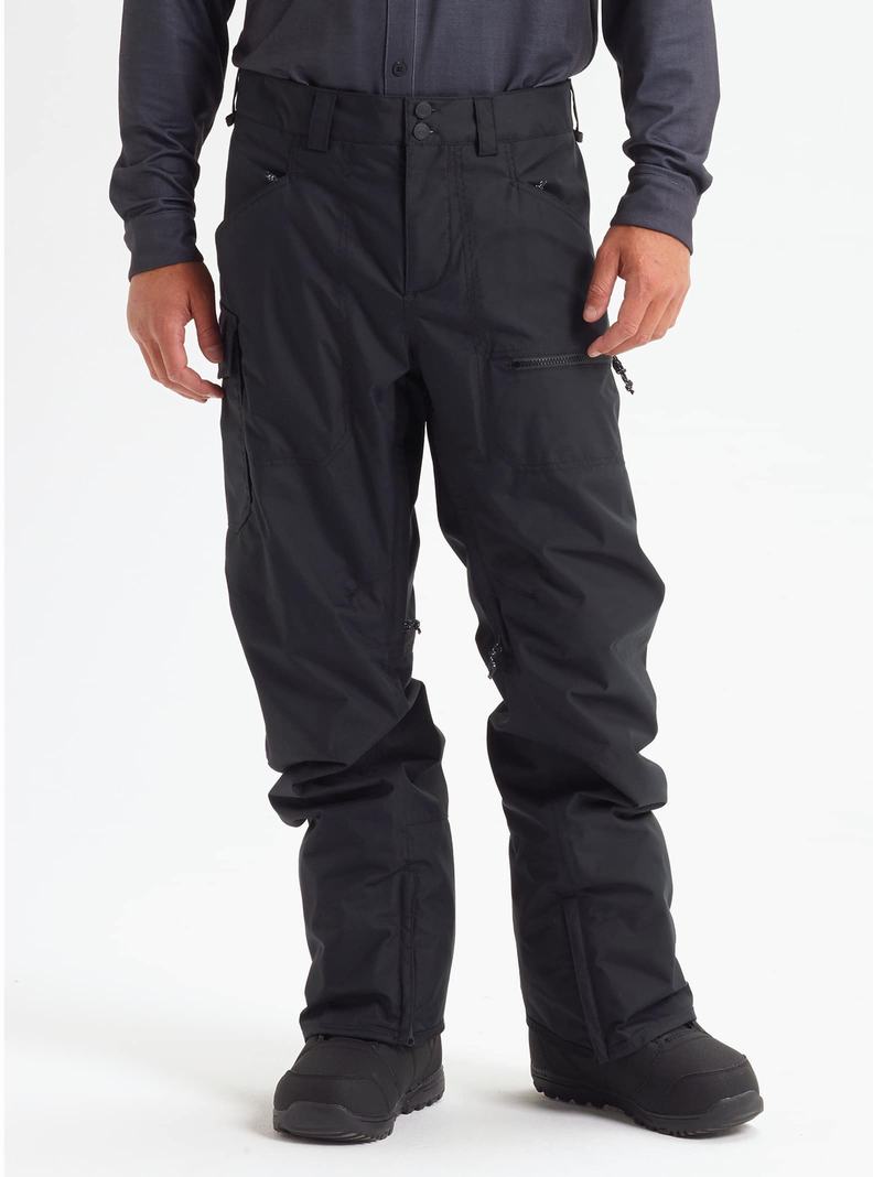 Black Burton Covert Insulated Men's Ski Pants | ZCSRFE435