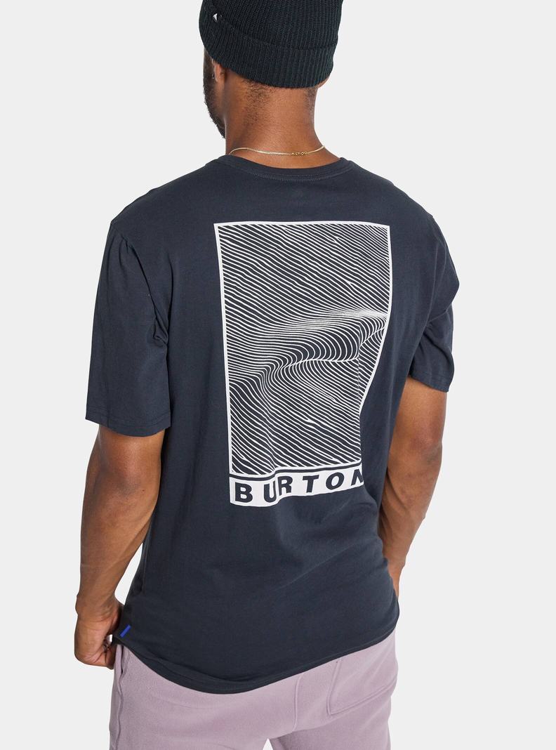 Black Burton Custom X Short Sleeve Men's T-Shirts | GCUJZI206