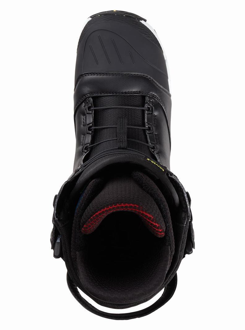 Black Burton Driver X Men's Snowboard Boots | ZORVJQ823