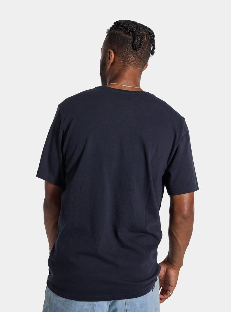 Black Burton Elmherst Short Sleeve Men's T-Shirts | DPGIQV201