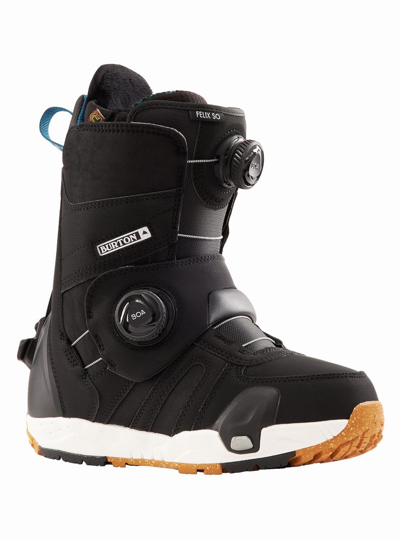 Black Burton Felix Step On® Women\'s Snowboard Boots | METGPU730