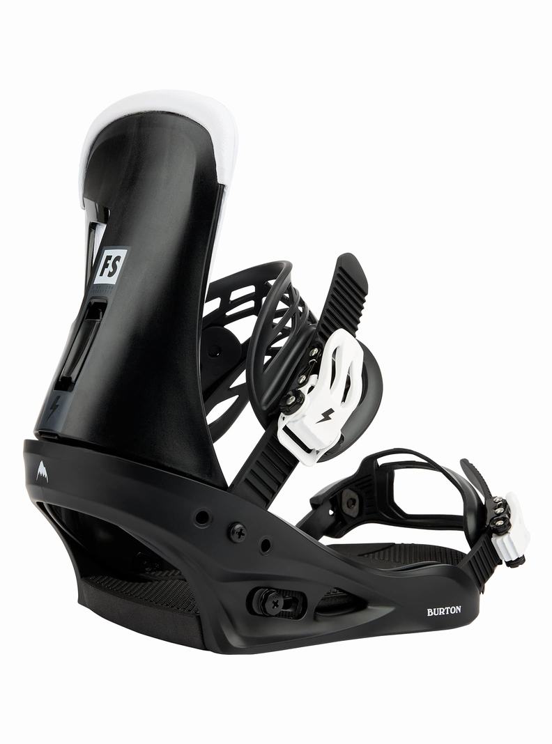 Black Burton Freestyle Re:Flex Men\'s Snowboard Bindings | GAIPFY681