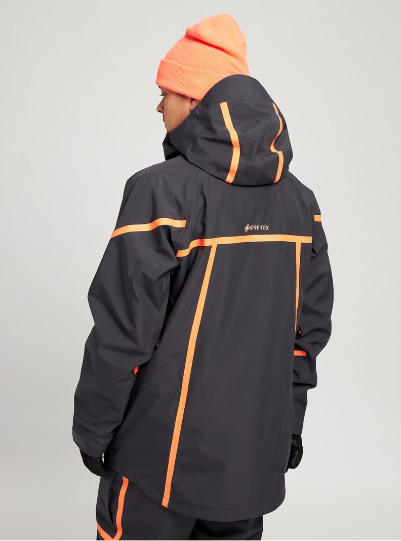 Black Burton GORE-TEX 3L Breaker Men's Ski Jackets | QZMDIB920