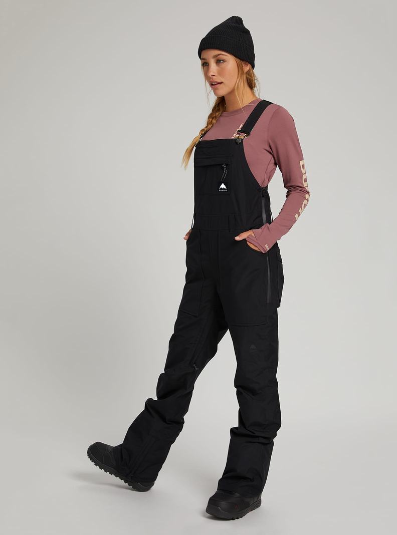 Black Burton GORE-TEX Avalon Women's Bibs | JOGHMA230