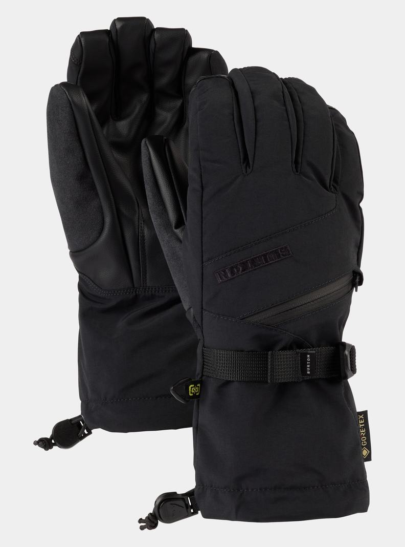 Black Burton GORE-TEX Women\'s Ski Gloves | WBKOAY961