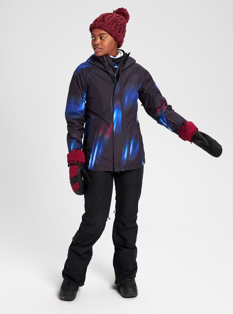 Black Burton GORE‑TEX Powline Shell Women's Ski Jackets | GFXLVT260