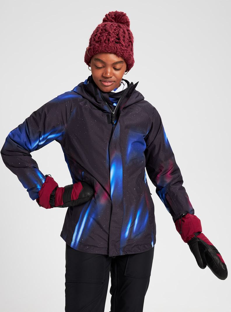 Black Burton GORE‑TEX Powline Shell Women's Ski Jackets | GFXLVT260