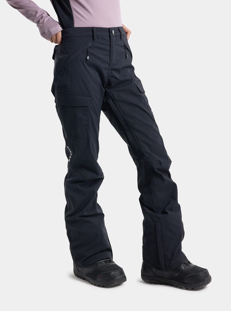 Black Burton Gloria GORE-TEX 2L (Tall) Women's Ski Pants | PZSDTM614