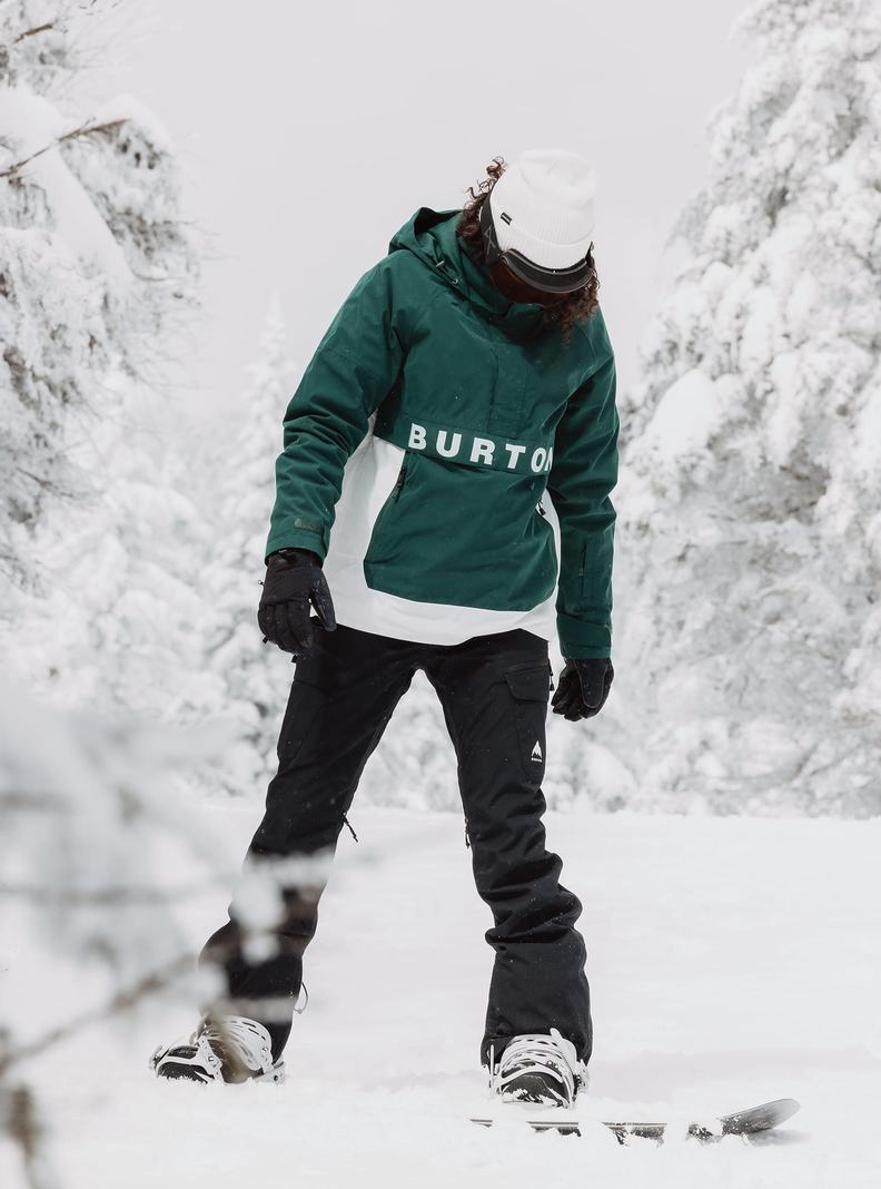 Black Burton Gloria Stretch 2L Women's Ski Pants | SRUXMI168