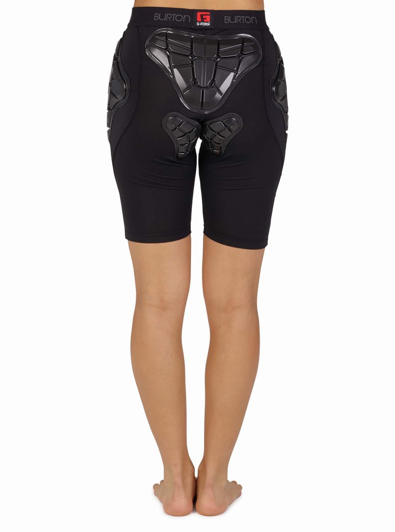 Black Burton Impact Shorts Women's Protective Gear | VRBTZC968