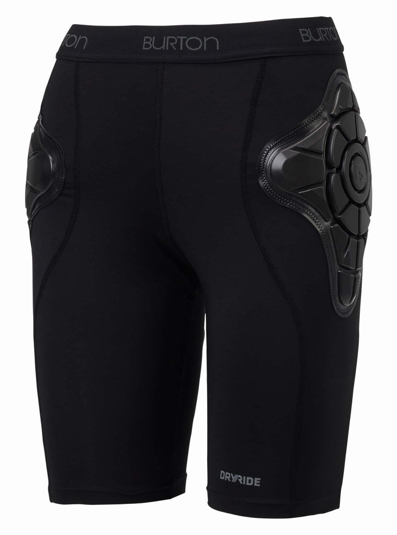 Black Burton Impact Shorts Women\'s Protective Gear | VRBTZC968