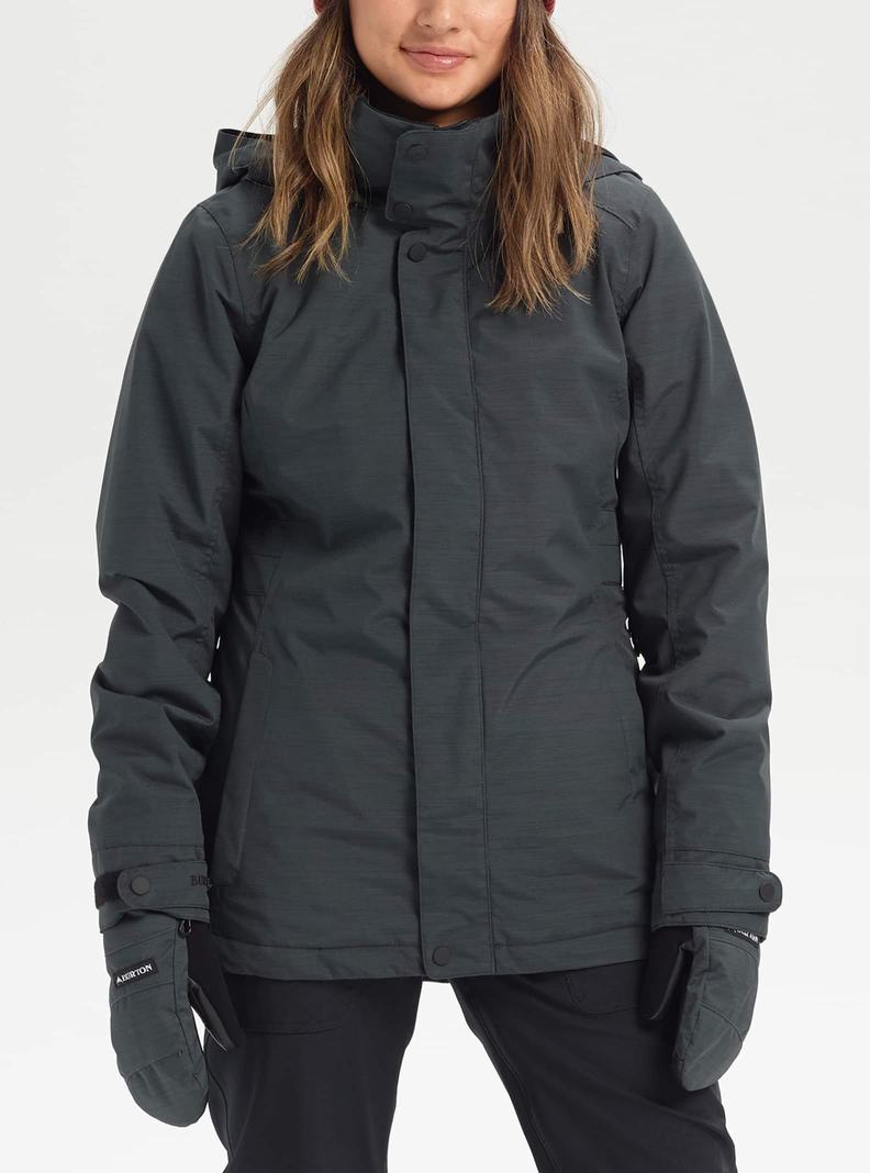 Black Burton Jet Set 2L Women's Ski Jackets | YJTEWU681