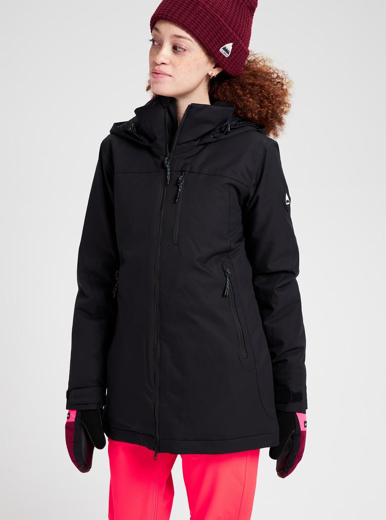 Black Burton Lelah 2L Women's Ski Jackets | HEDZLA612