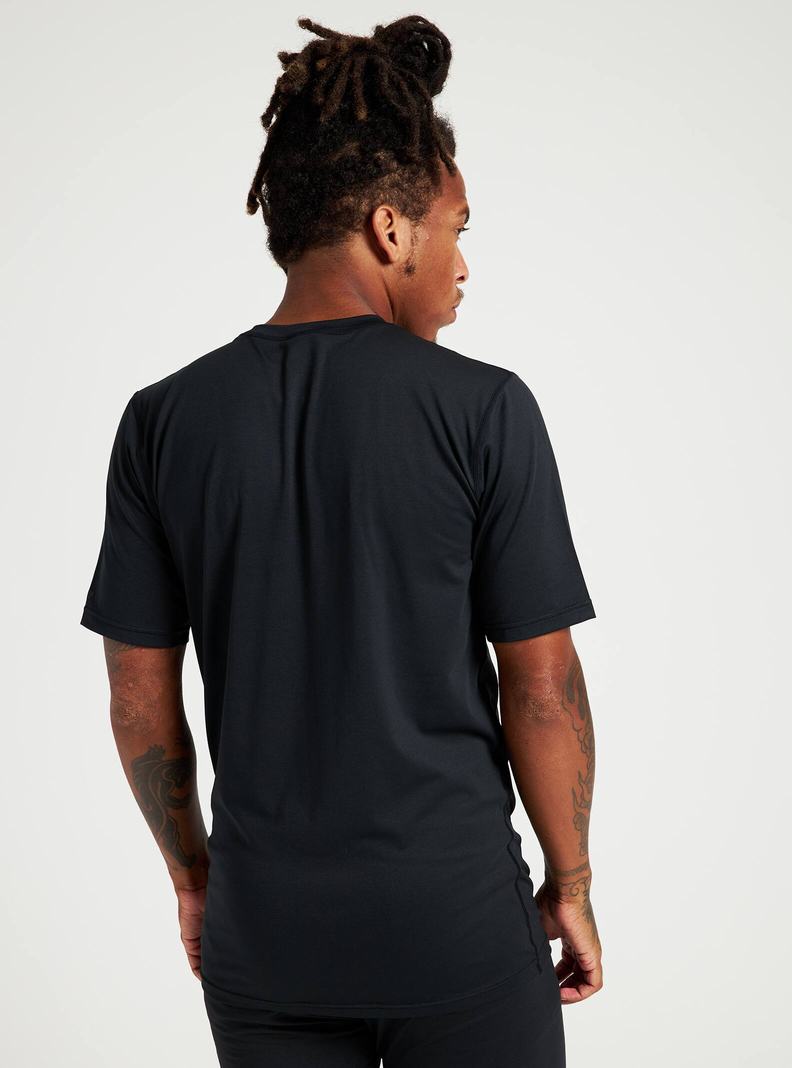 Black Burton Lightweight X Men's Base Layer Top | KIAEMD835