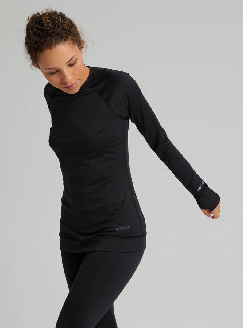 Black Burton Lightweight X Women's Base Layer Top | WQCGYO916