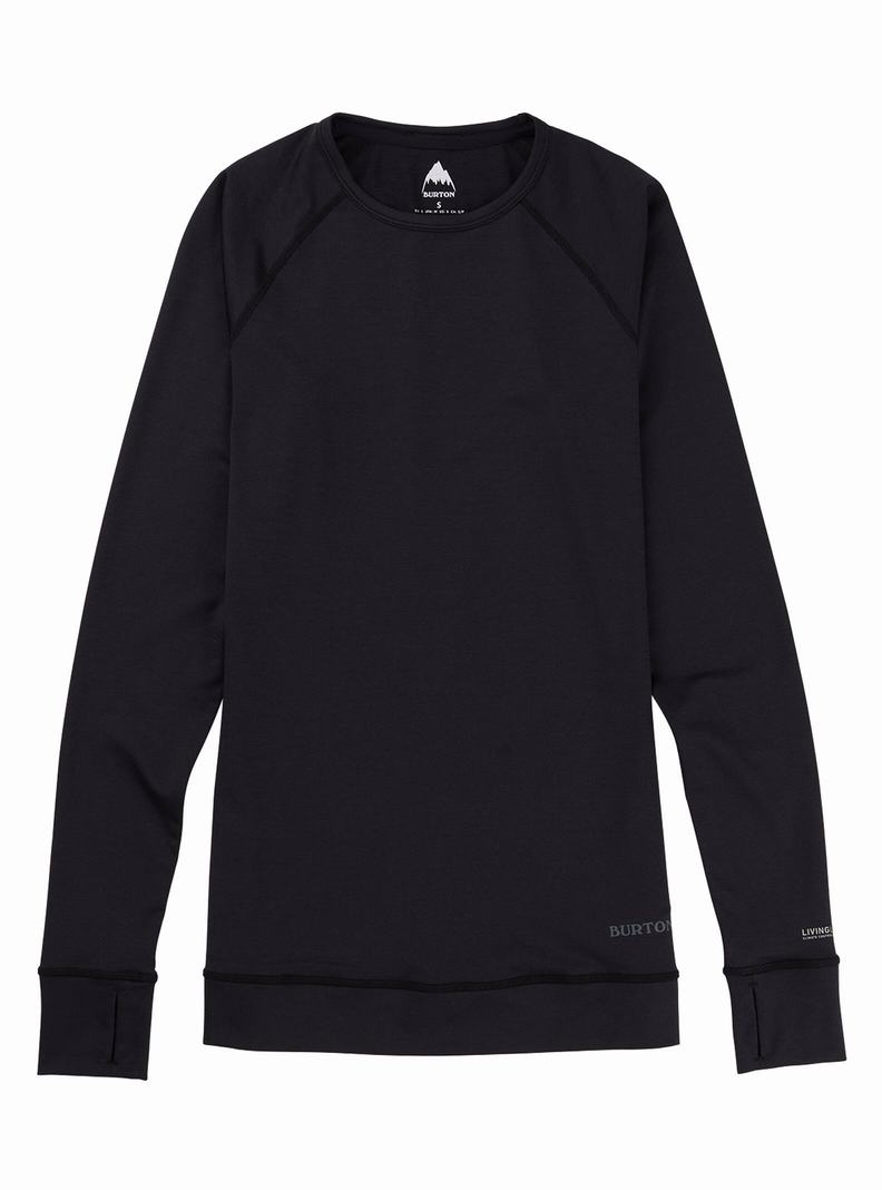 Black Burton Lightweight X Women\'s Base Layer Top | WQCGYO916