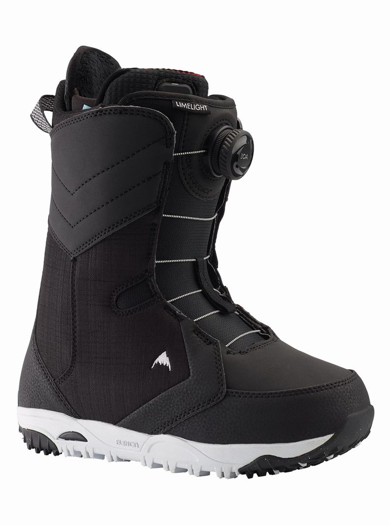 Black Burton Limelight BOA® Heat Women\'s Snowboard Boots | TMJNBC048