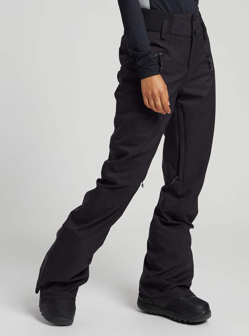 Black Burton Marcy High Rise Stretch Women's Ski Pants | ZRTBEG835