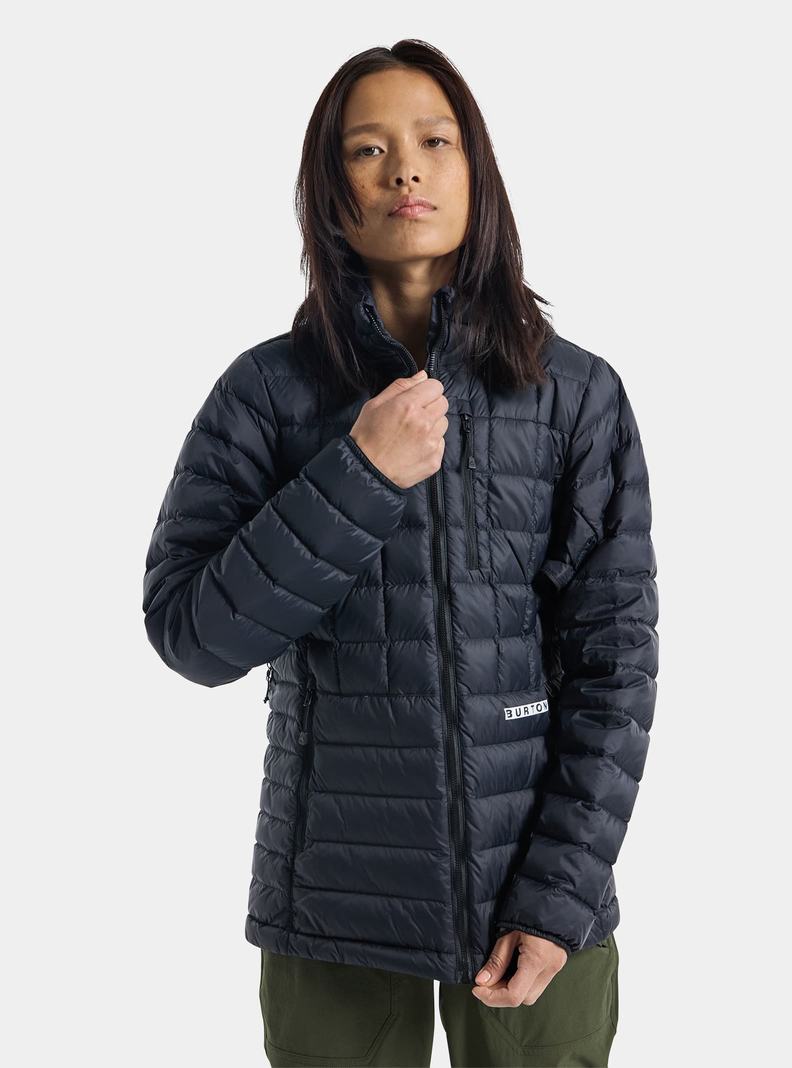 Black Burton Mid-Heat Insulated Down Women's Ski Jackets | NPLZSD914