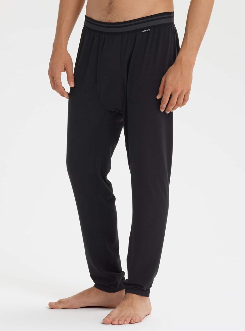 Black Burton Midweight Base Layer Pants Men's Base Layer Pants | NESMHP207