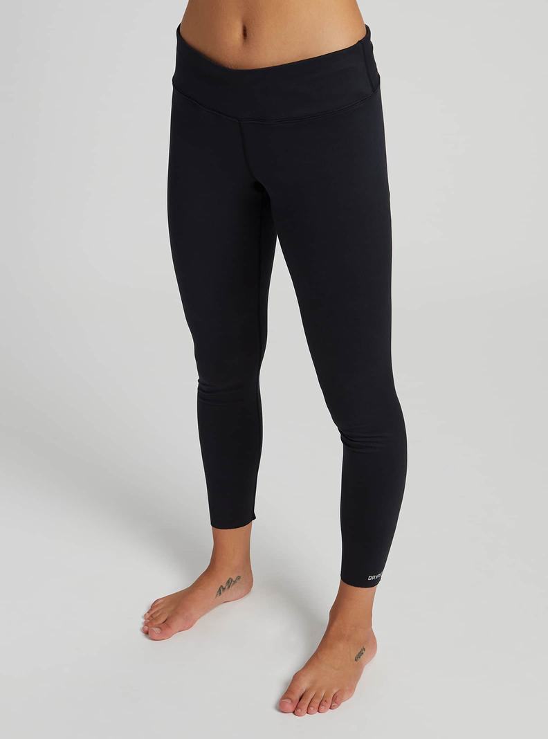 Black Burton Midweight Base Layer Pants Women's Base Layer Pants | TXFLOB790