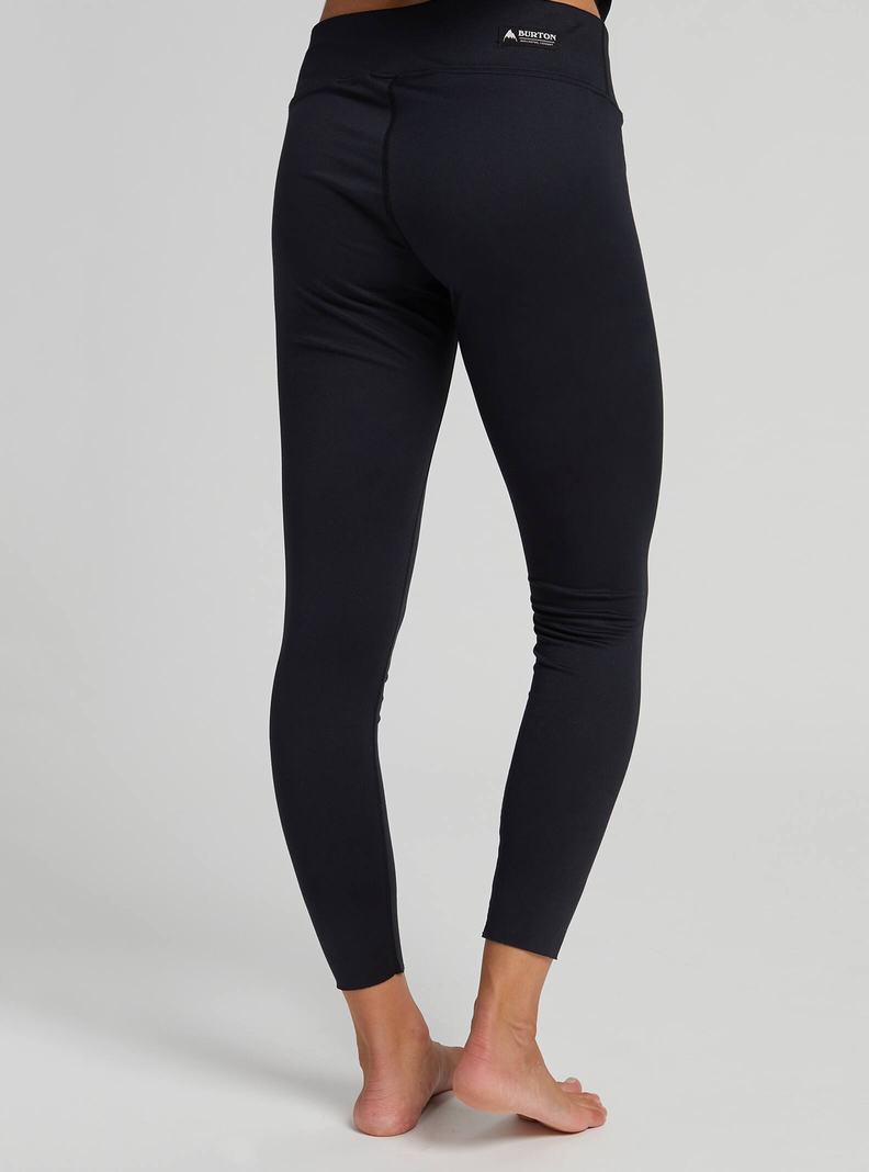 Black Burton Midweight Base Layer Pants Women's Base Layer Pants | TXFLOB790