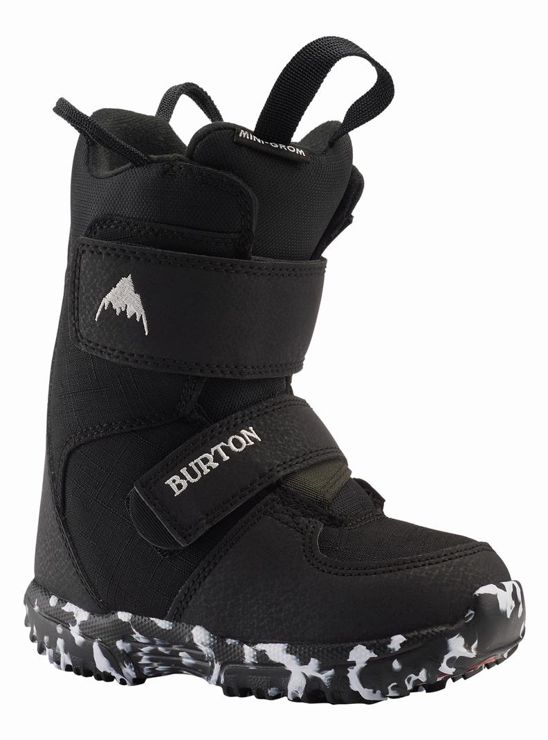 Black Burton Mini Grom Kids\' Snowboard Boots | NOXVYP094