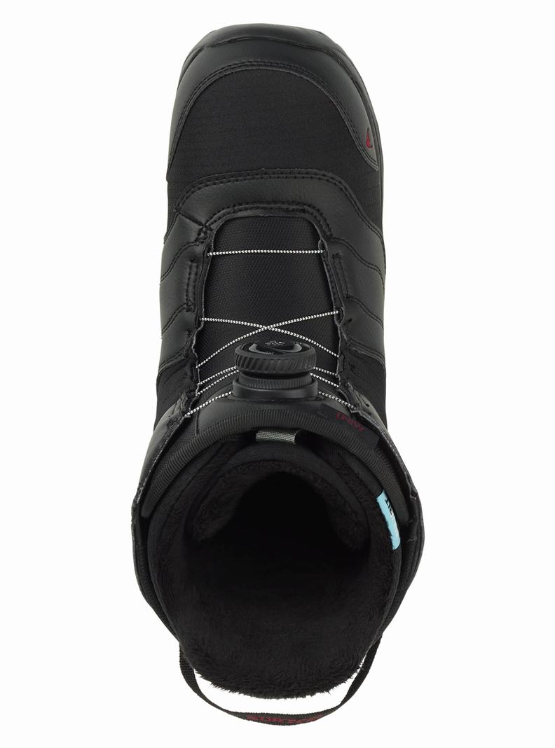 Black Burton Mint BOA® Wide Women's Snowboard Boots | ABLRTU923