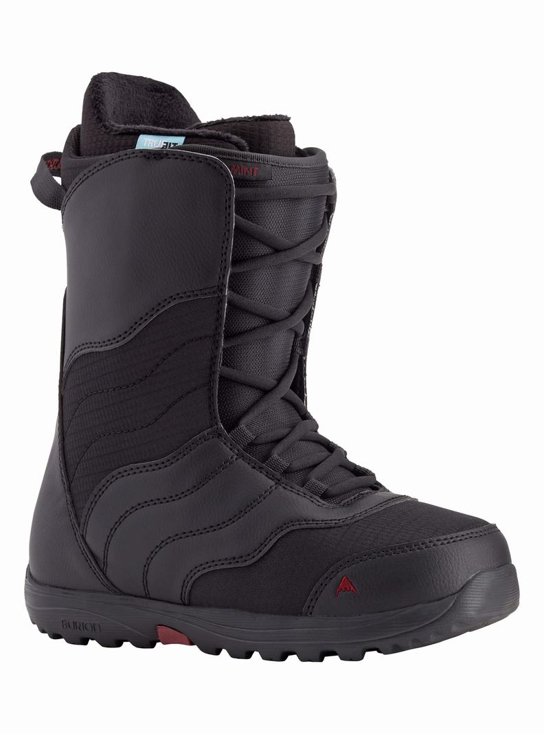 Black Burton Mint Lace Women\'s Snowboard Boots | NCVHTD623