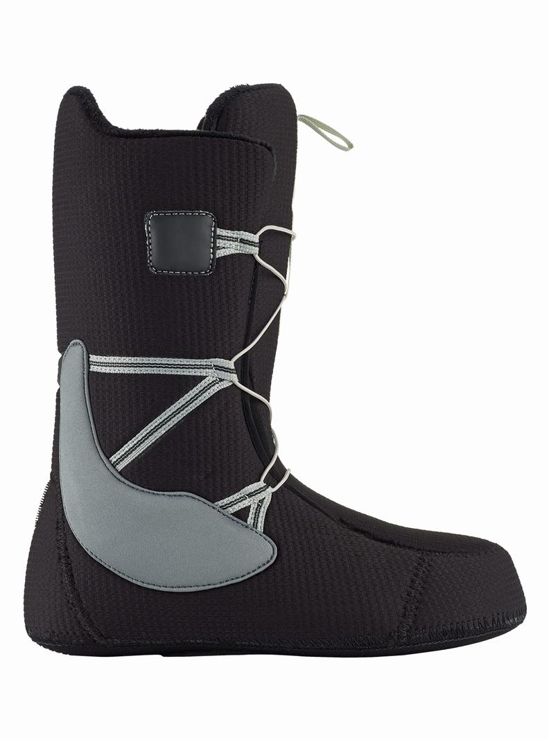 Black Burton Moto Lace Men's Snowboard Boots | ZPIVFU403