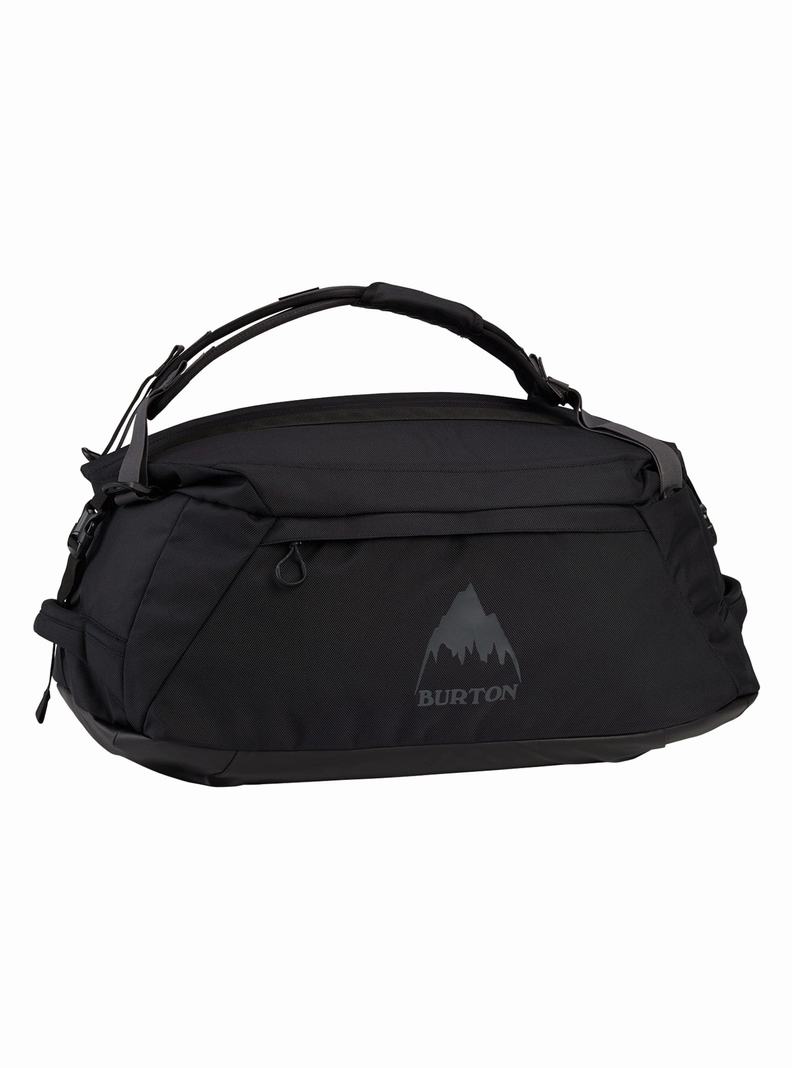 Black Burton Multipath 60L Expandable Duffel Unisex Backpacks | OZPYBT065