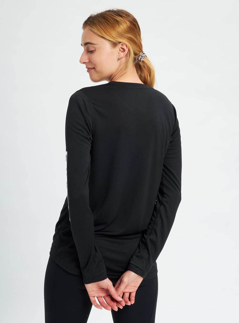 Black Burton Multipath Active Long Sleeve Women's T-Shirts | VWIUOR391