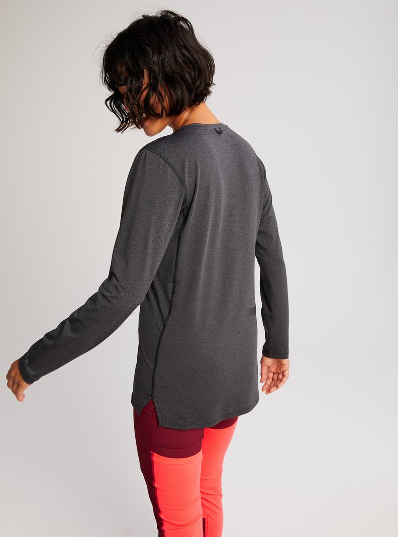 Black Burton Multipath Essential Tech Long Sleeve Women's Base Layer Top | DBPVUX693