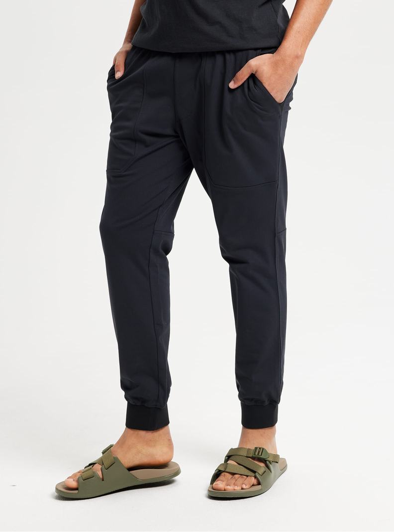 Black Burton Multipath Jogger Men's Pants | XNWDRQ873