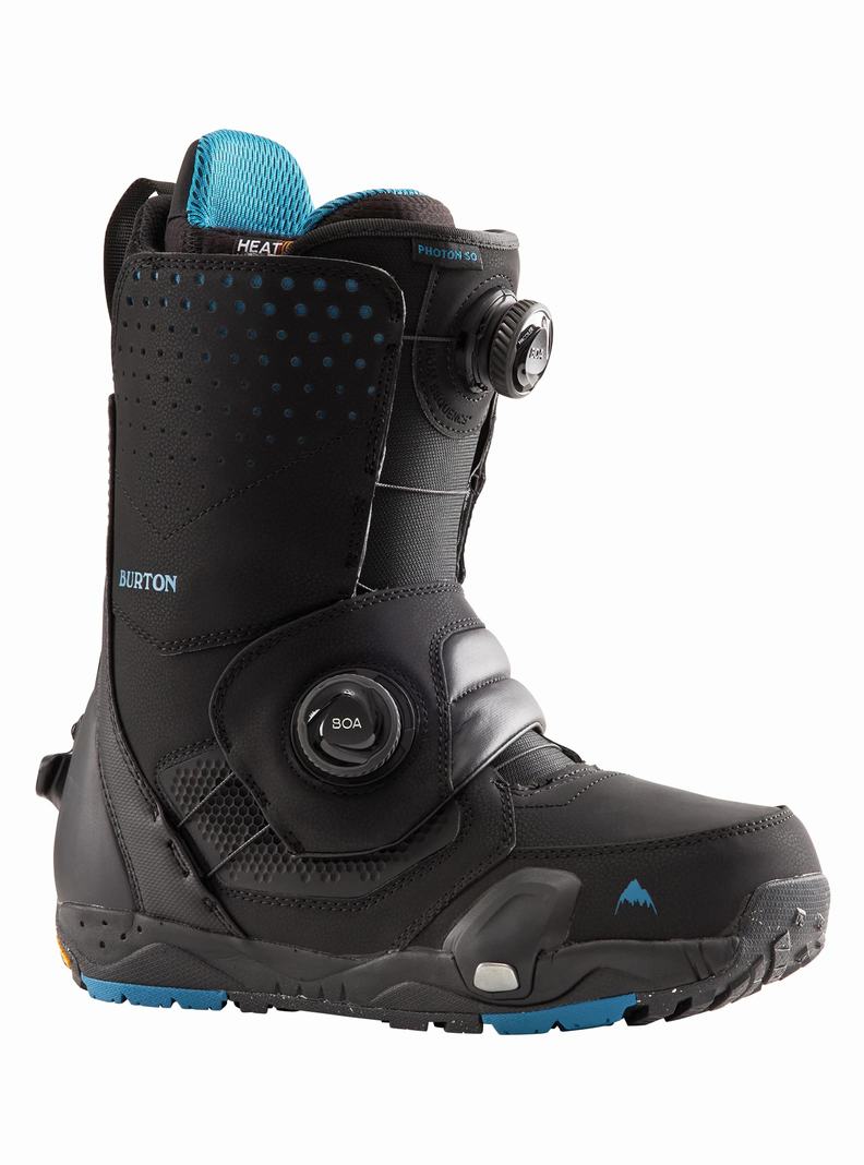 Black Burton Photon Step On® - Wide Men\'s Snowboard Boots | QJELRH098