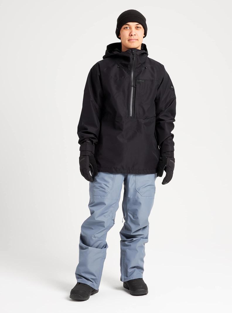 Black Burton Pillowline GORE-TEX 2L Anorak Men's Ski Jackets | BVXISC345