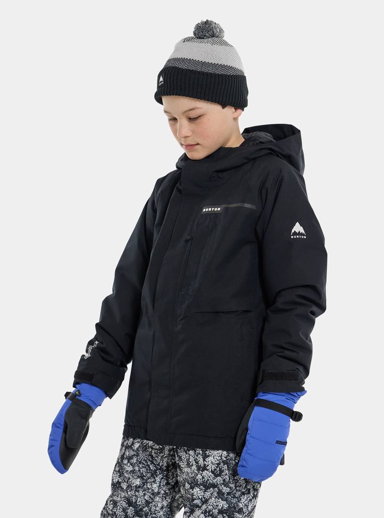 Black Burton Powline GORE-TEX 2L Kids' Ski Jackets | GWUNLD569