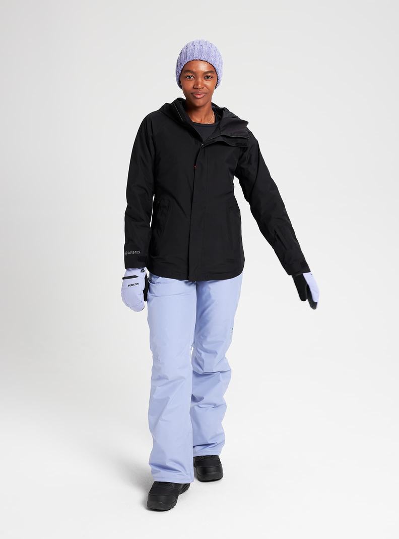 Black Burton Powline GORE‑TEX 2L Women's Ski Jackets | IRTZXB367