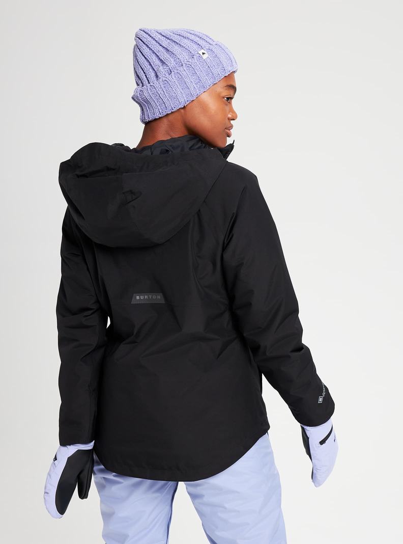 Black Burton Powline GORE‑TEX 2L Women's Ski Jackets | IRTZXB367