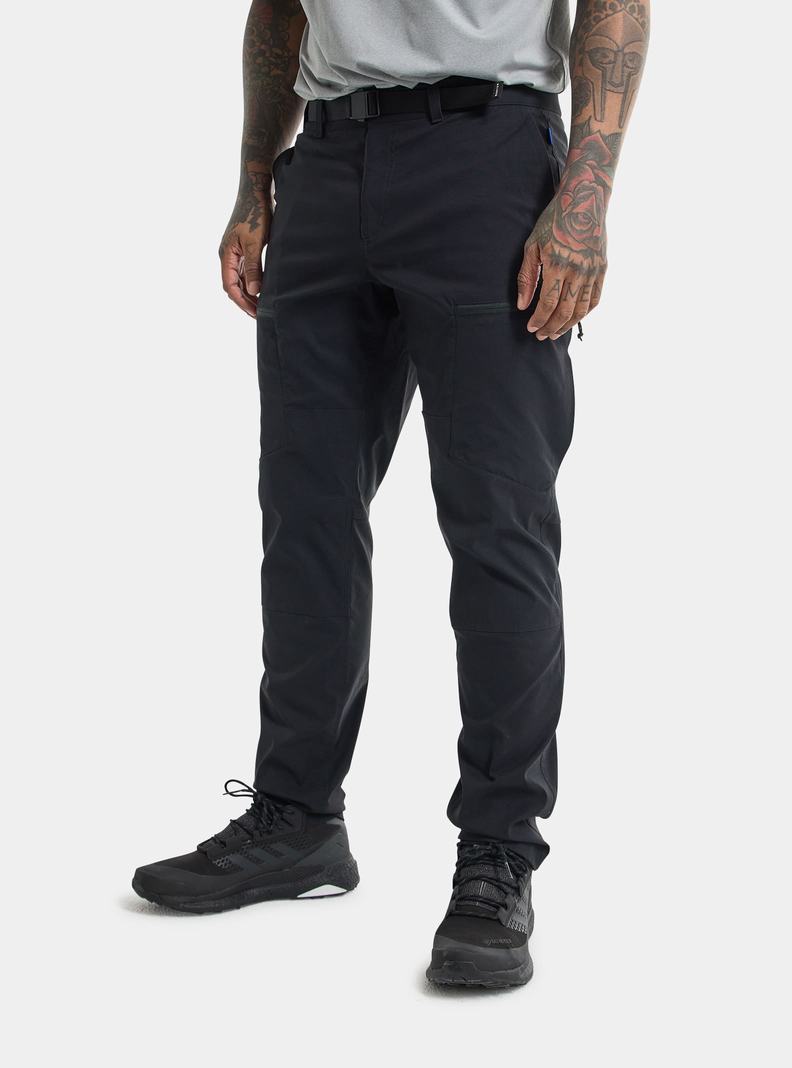 Black Burton Ridge Cargo Men's Pants | EMTRSG938