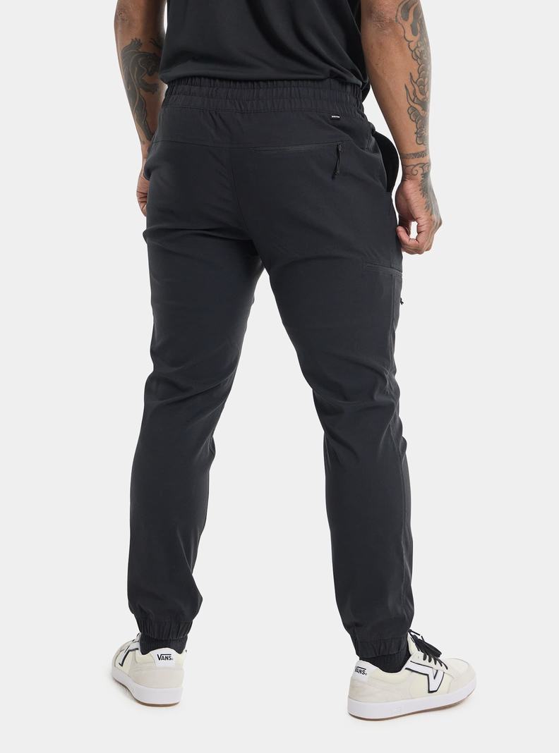 Black Burton Ridge Jogger Men's Pants | LWCJTG953