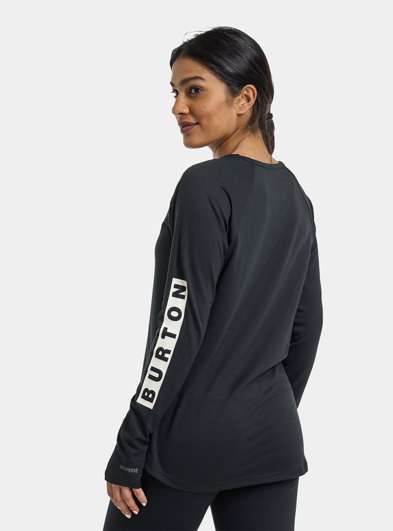 Black Burton Roadie Women's Base Layer Top | QOJPMF340